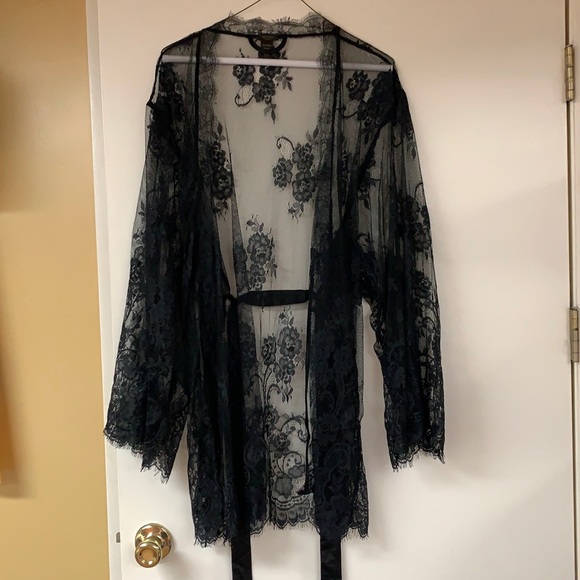 Meshki Other - Black lace robe